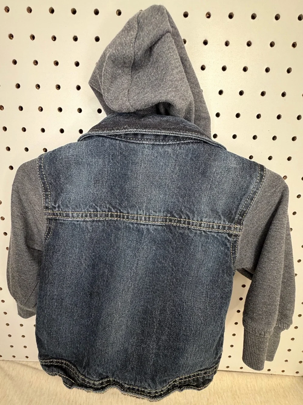 Calvin Klein Jeans Baby Hooded Denim Jacket 6–9 Months